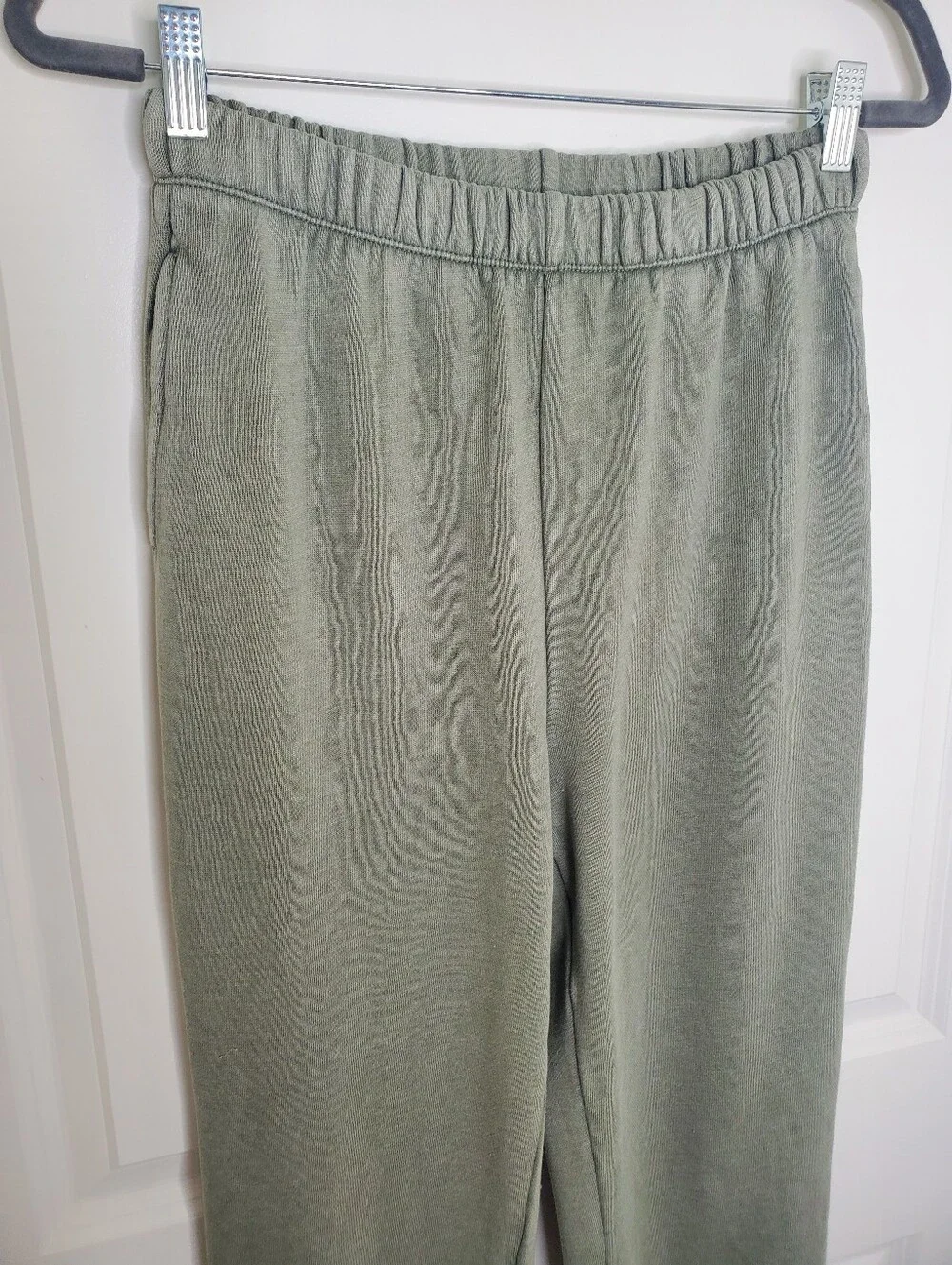 Aerie Fleece Of Mind Olive Green High Rise Jogger Sweatpants